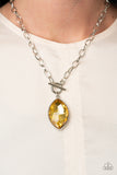 Paparazzi Accessories Unlimited Sparkle Yellow Necklace - Pure Elegance by Kym