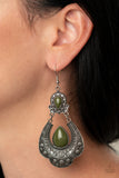 Paparazzi Accessories Rise and Roam Green Earrings - Pure Elegance by Kym