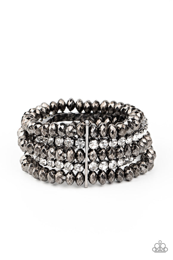 Paparazzi Accessories Best of LUXE - Black Bracelet - Pure Elegance by Kym