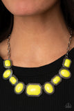 Paparazzi Accessories Lets Get Loud Yellow Necklace - Pure Elegance by Kym