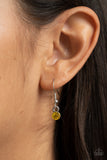 Paparazzi Accessories Timelessly Tilted Yellow Necklace - Pure Elegance by Kym