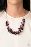 Paparazzi Accessories Uptown Upgrade Purple Necklace - Pure Elegance by Kym