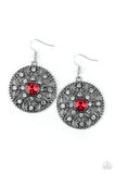 Paparazzi Accessories GLOW Your True Colors Red Earrings - Pure Elegance by Kym