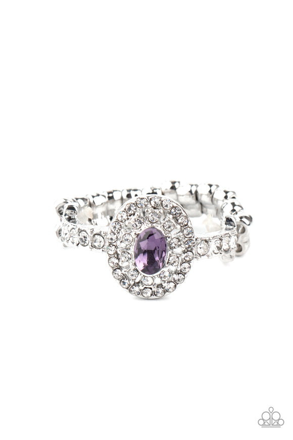 Paparazzi Accessories I Said Yes Purple Ring - Pure Elegance by Kym