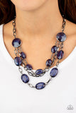 Paparazzi Accessories I Need a GLOW-cation Blue Necklace - Pure Elegance by Kym
