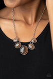 Paparazzi Accessories One Can Only GLEAM Brown Necklace - Pure Elegance by Kym