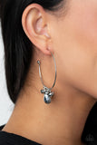 Paparazzi Accessories Dazzling Downpour Silver Earrings - Pure Elegance by Kym