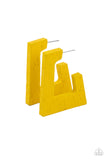 Paparazzi Accessories The Girl Next OUTDOOR Yellow Earring - Pure Elegance by Kym