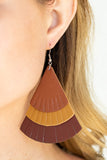 Paparazzi Accessories Huge Fanatic - Multi Earring - Pure Elegance by Kym