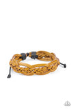 Paparazzi Accessories Too Close To HOMESPUN - Yellow Bracelet - Pure Elegance by Kym