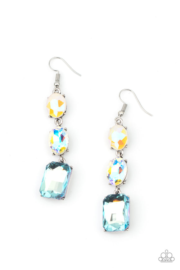 Paparazzi Accessories Dripping In Melodrama - Blue Earrings - Pure Elegance by Kym
