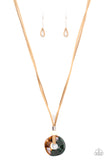 Paparazzi Accessories Primal Paradise - Brown Necklace - Pure Elegance by Kym