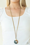 Paparazzi Accessories Primal Paradise - Brown Necklace - Pure Elegance by Kym