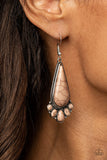 Paparazzi Jewelry Rural Recluse - Brown Earrings - Pure Elegance by Kym