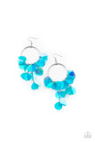 Paparazzi Jewelry Holographic Hype - Blue Earring - Pure Elegance by Kym