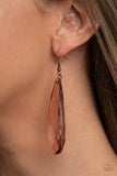 Paparazzi Jewelry Crystal Crowns - Copper Earring - Pure Elegance by Kym