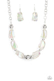 Paparazzi Jewelry Iridescently Ice Queen - Multi Necklace - Pure Elegance by Kym