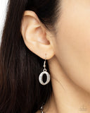 Paparazzi Jewelry OVAL The Limit - Silver Necklace - Pure Elegance by Kym