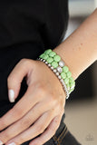 Paparazzi Jewelry Desert Verbena - Green Bracelet - Pure Elegance by Kym