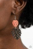 Paparazzi Jewelry Palm Tree Cabana - Orange Earrings - Pure Elegance by Kym