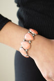 Paparazzi Jewelry Flamboyant Tease - Orange Bracelet - Pure Elegance by Kym