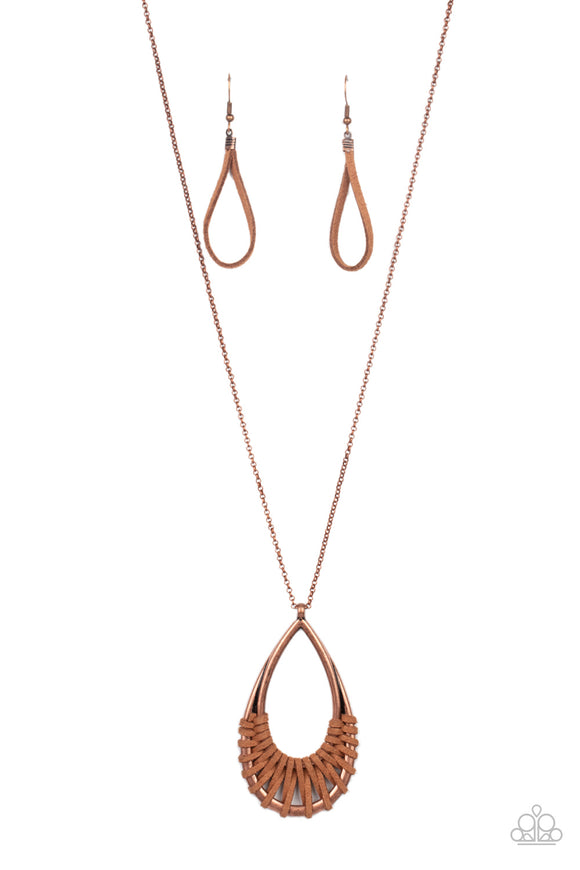 Paparazzi Jewelry Homespun Artifact - Copper - Pure Elegance by Kym