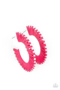 Paparazzi Accessories Everybody Conga! - Pink Earrings - Pure Elegance by Kym