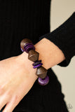 Paparazzi Jewelry Bermuda Boardwalk - Purple Bracelet - Pure Elegance by Kym