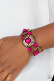 Paparazzi Jewelry Island Adventure - Pink Bracelet - Pure Elegance by Kym