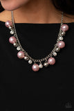 Paparazzi Jewelry Galactic Gala - Pink Necklace - Pure Elegance by Kym