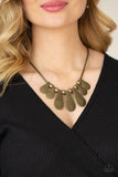 Paparazzi Jewelry Gallery Goddess - Brass Necklace - Pure Elegance by Kym