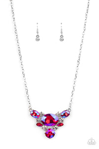 Paparazzi Jewelry Cosmic Coronation - Pink Necklace - Pure Elegance by Kym