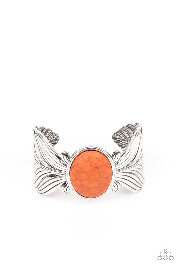 Paparazzi Jewelry Born to Soar - Orange Bracelet - Pure Elegance by Kym