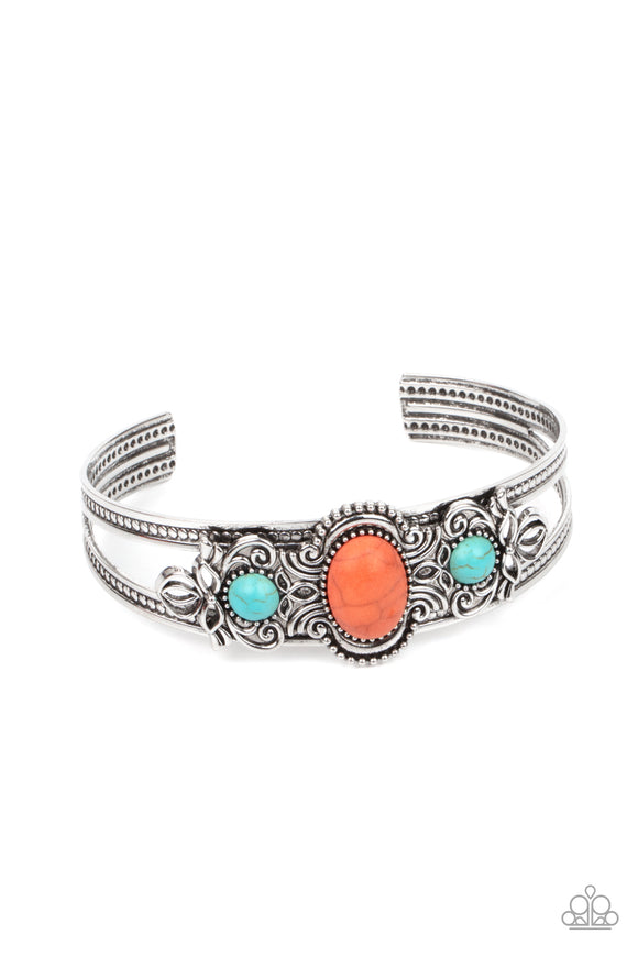 Paparazzi Accessories Artisan Ancestry - Orange Bracelet - Pure Elegance by Kym