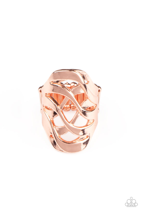 Paparazzi Jewelry Open Fire - Copper Ring - Pure Elegance by Kym