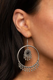 Paparazzi Accessories Sunny Equinox - Black Earrings - Pure Elegance by Kym