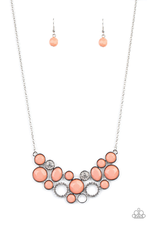 Paparazzi Jewelry Extra Eloquent - Orange Necklace - Pure Elegance by Kym