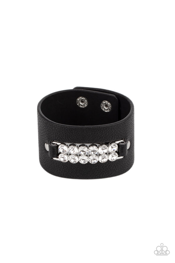 Paparazzi Jewelry Runway Rebellion - Black Bracelet - Pure Elegance by Kym