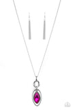 Paparazzi Jewelry Glamorously Glaring - Pink Necklace - Pure Elegance by Kym