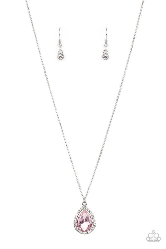 Paparazzi Jewelry Duchess Decorum - Pink Necklace - Pure Elegance by Kym