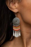 Paparazzi Accessories Sun Warrior - Multi Earring - Pure Elegance by Kym
