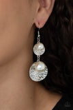 Paparazzi Jewelry Pearl Dive - White Earring - Pure Elegance by Kym