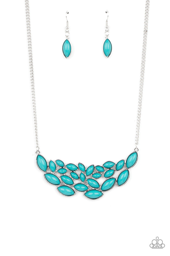 Paparazzi Jewelry Eden Escape - Blue Necklace - Pure Elegance by Kym