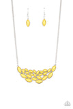 Paparazzi Jewelry Eden Escape - Yellow Necklace - Pure Elegance by Kym