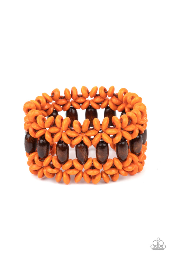 Paparazzi Jewelry Bali Beach Retreat - Orange Bracelet - Pure Elegance by Kym