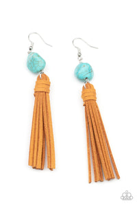Paparazzi Jewelry All-Natural Allure - Blue Earrings - Pure Elegance by Kym