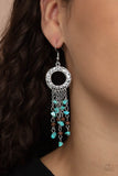 Paparazzi Jewelry Primal Prestige - Blue Earring - Pure Elegance by Kym
