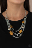 Paparazzi Jewelry Oceanside Spa - Orange Necklace - Pure Elegance by Kym