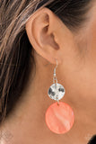Paparazzi Jewelry Opulently Oasis - Orange Earring - Pure Elegance by Kym
