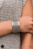 Paparazzi Jewelry Bronco Bust - Silver Bracelet - Pure Elegance by Kym